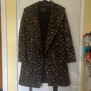 Ann Taylor Leopard Print Coat
